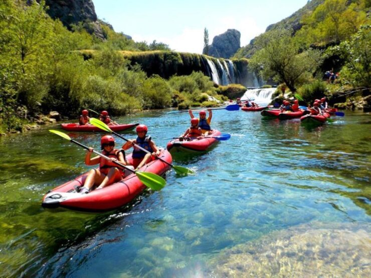 Rafting auf dem Fluss Zrmanja